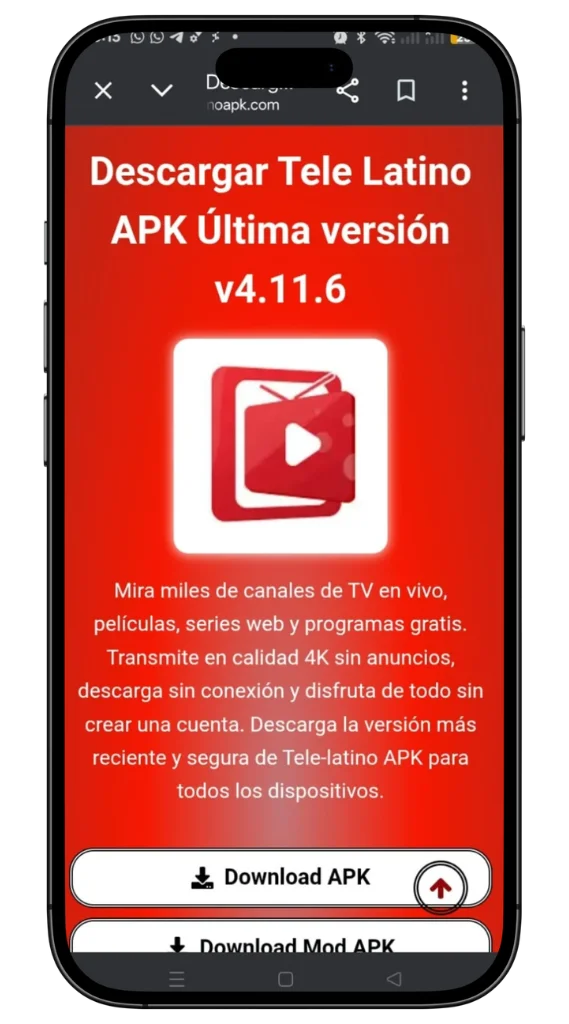 Visita telelatinosapk.site